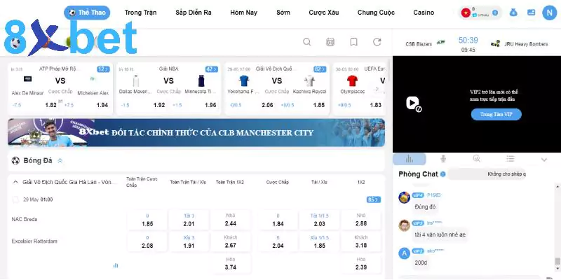 Cá cược thể thao: Nơi thỏa mãn niềm đam mê thể thao của bạn 3 Hướng dẫn cách cá cược thể thao tại 8xbet chuẩn nhất